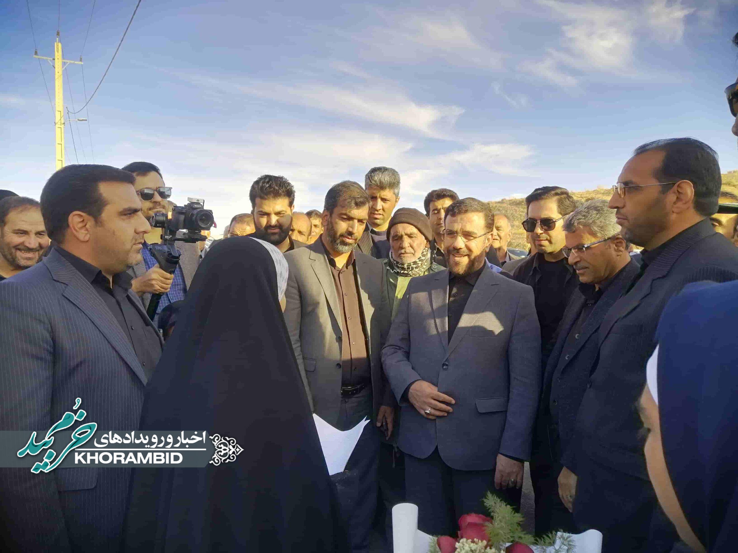 گزارش تصویری از اولین سفر شهرستانی استاندار به شهرستان خرم بید و روستای شهید آباد