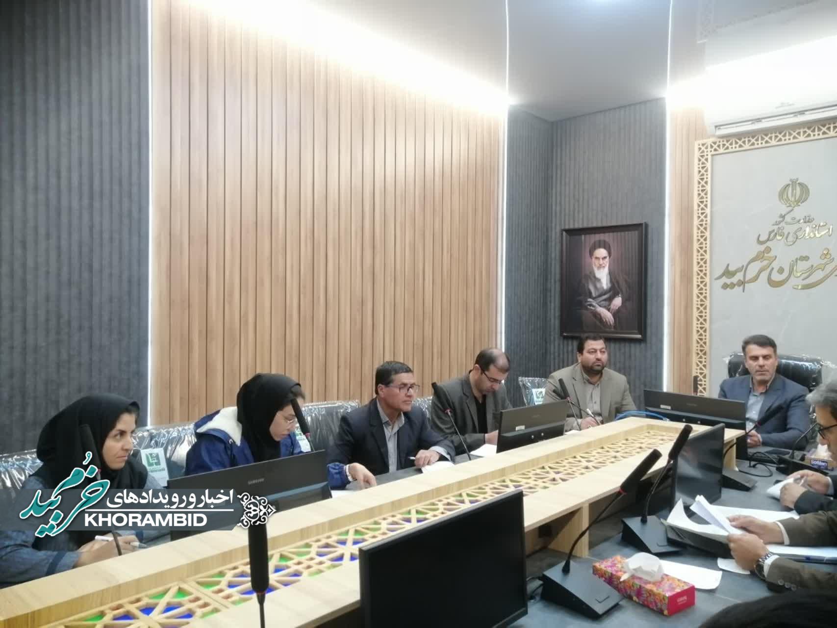 هشتمین کارگروه آرد و نان شهرستان خرم بید در سال جاری برگزار شد