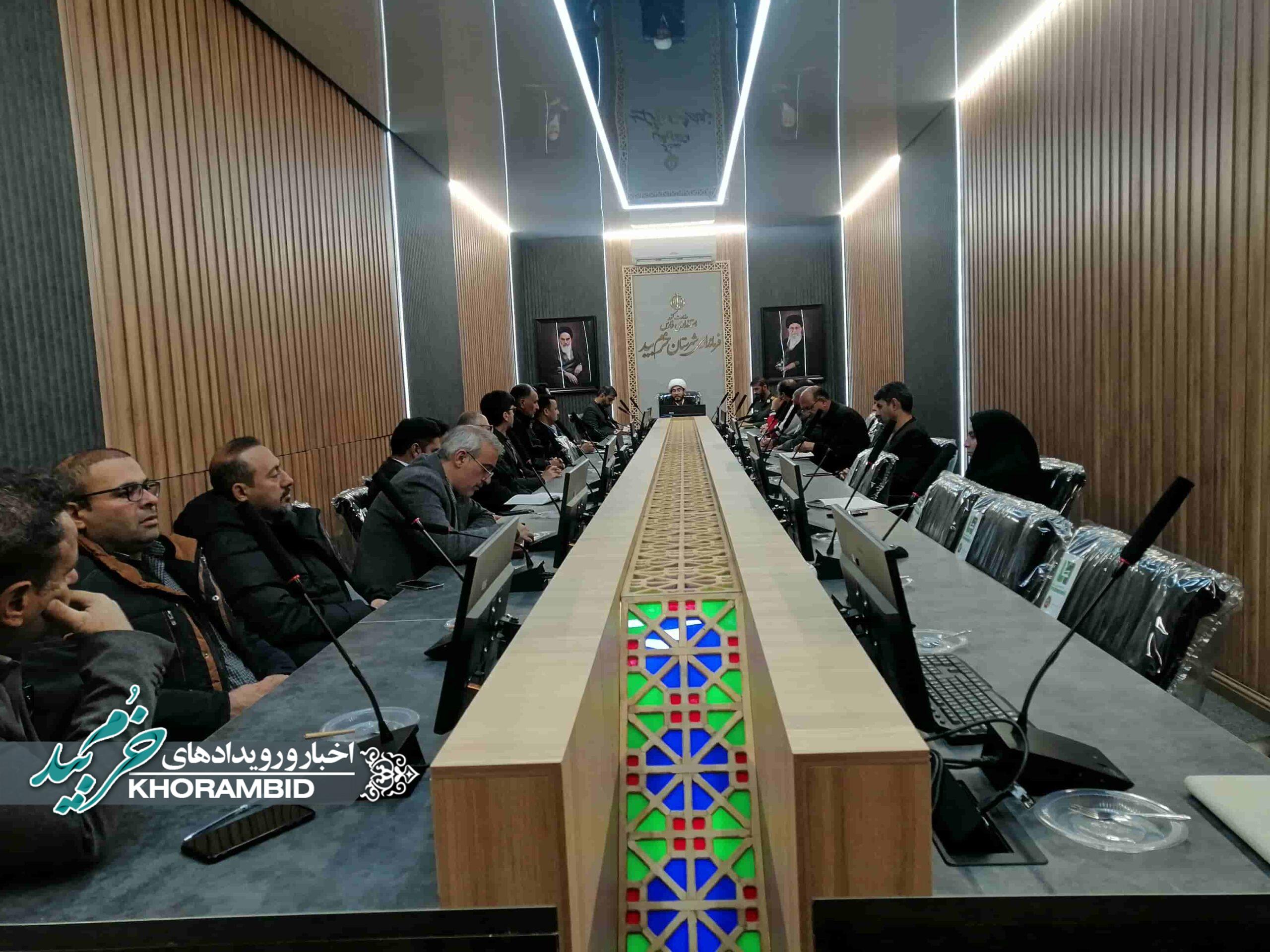 برگزاری جلسه شورای اداری شهرستان خرم‌بید با محوریت حکمرانی علوی
