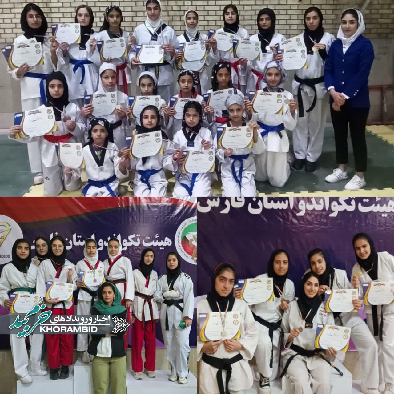 اعزام چهل نفر از بانوان تکواندو صفاشهر متشکل از سه باشگاه تکواندو صفاشهر به مسابقات استانی وکسب مقام اول تا سوم استان فارس