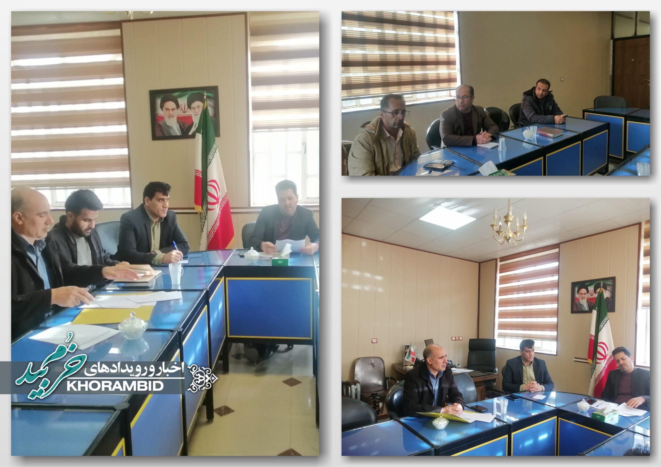 برگزاری جلسه کمیسیون کار و کارگری شهرستان خرم‌بید