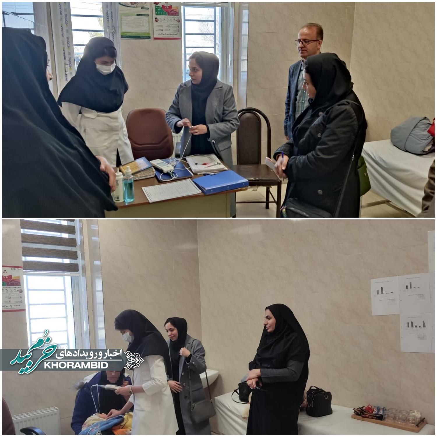 بازدید از مرکز غربال شنوایی نوزادان و کودکان خرم بید