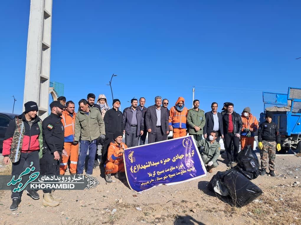 حضور فرماندار شهرستان مهندس همتی نفر در پویش مردمی پاکسازی کاژه