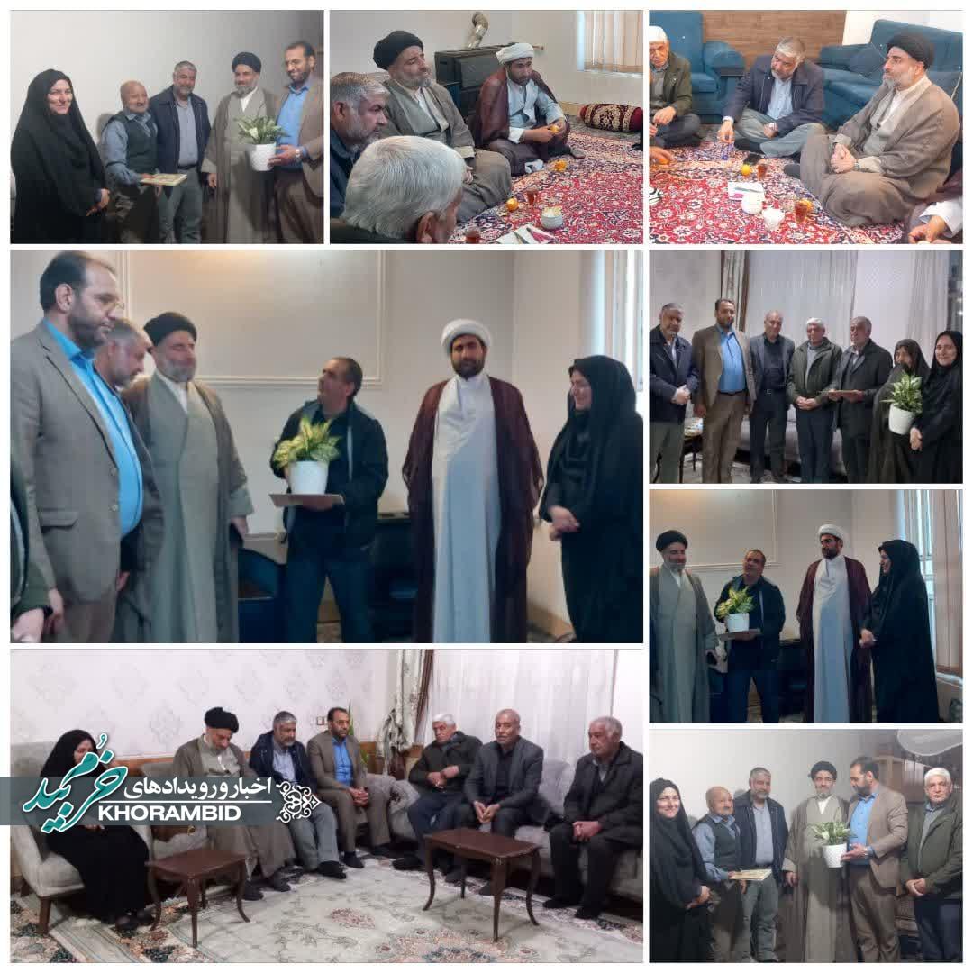 دیدار طرح علمداران حماسه در بخش مشهد مرغاب