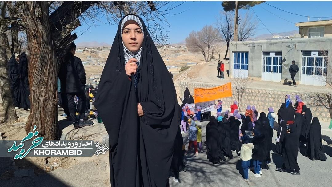 گزارش زهرا ابراهیمی از راهپیمایی 22 بهمن ماه گزارش زهرا ابراهیمی از راهپیمایی 22 بهمن ماه
