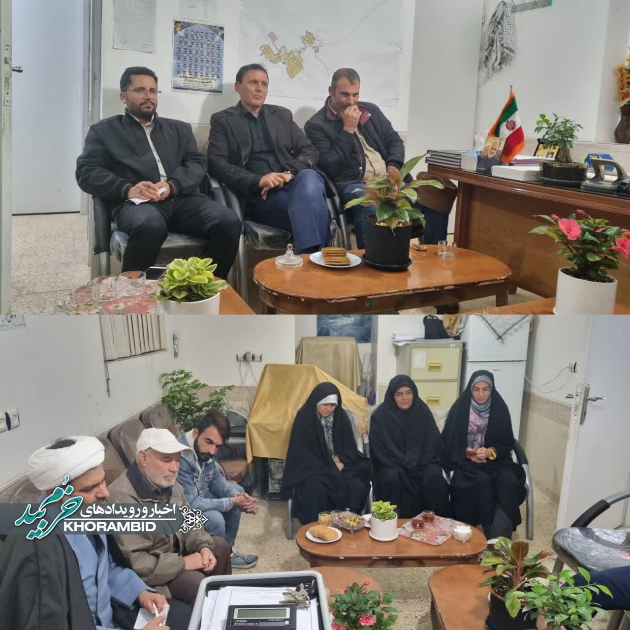 اولین جلسه نقد و بررسی مسائل و مشکلات امور فرهنگی مذهبی روستای شهید آباد در آستانه ماه مبارک رمضان