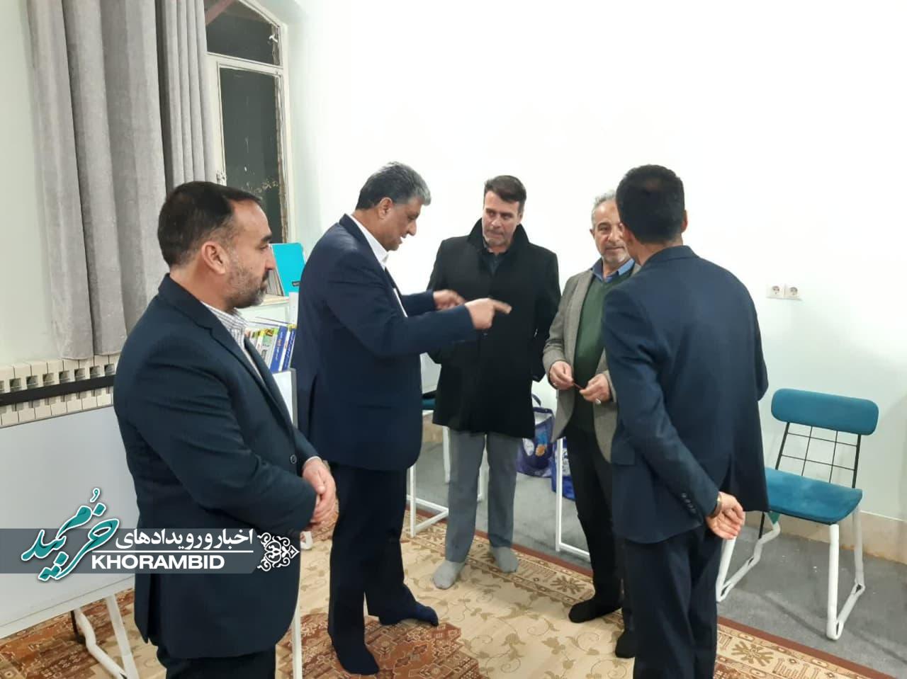گالری تصاویر | بازدید سرزده فرماندار خرم‌بید از پاتوق مطالعاتی مشکات خرد