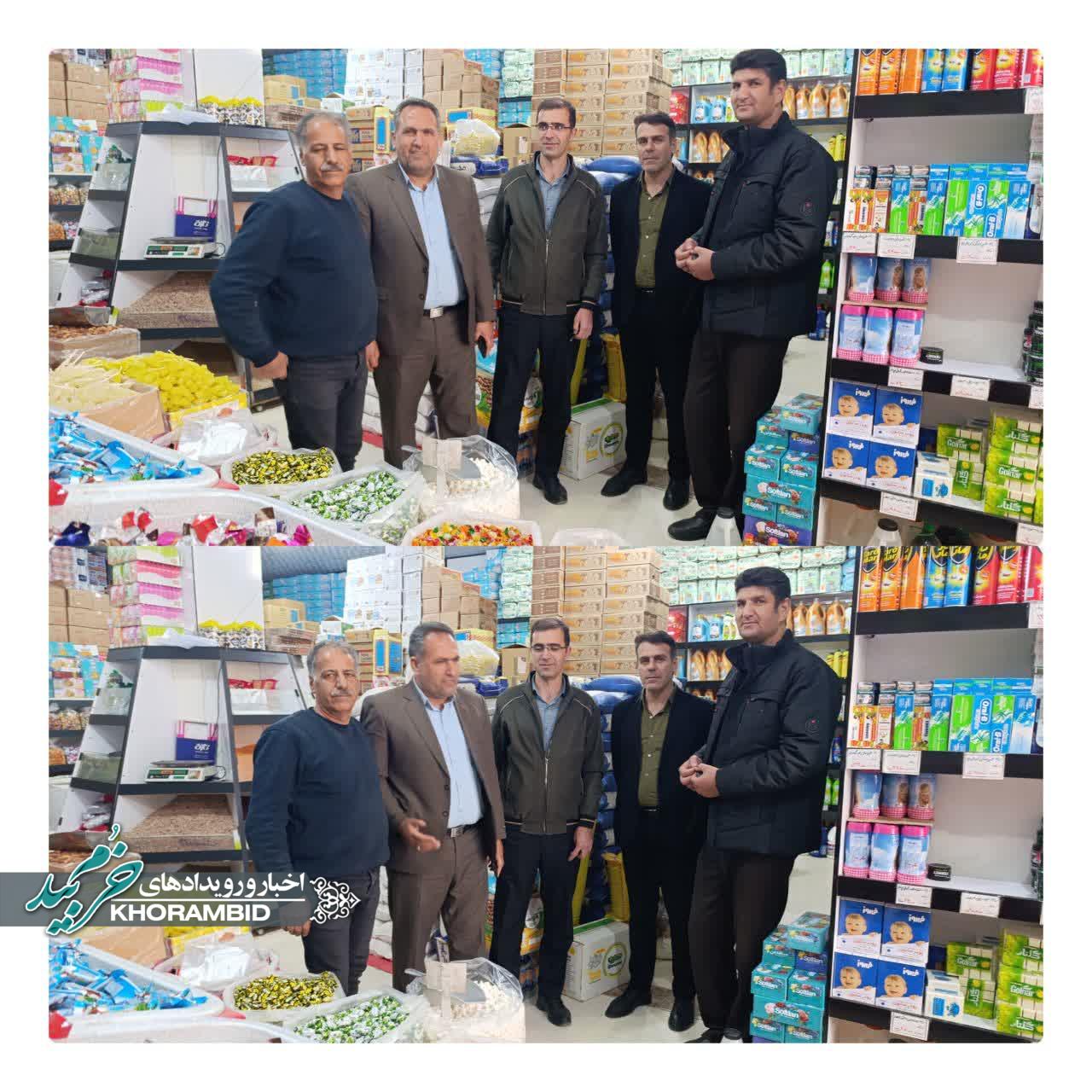 گشت مشترک واحد بازرسی و نظارت اصناف به همراه نماینده استاندار