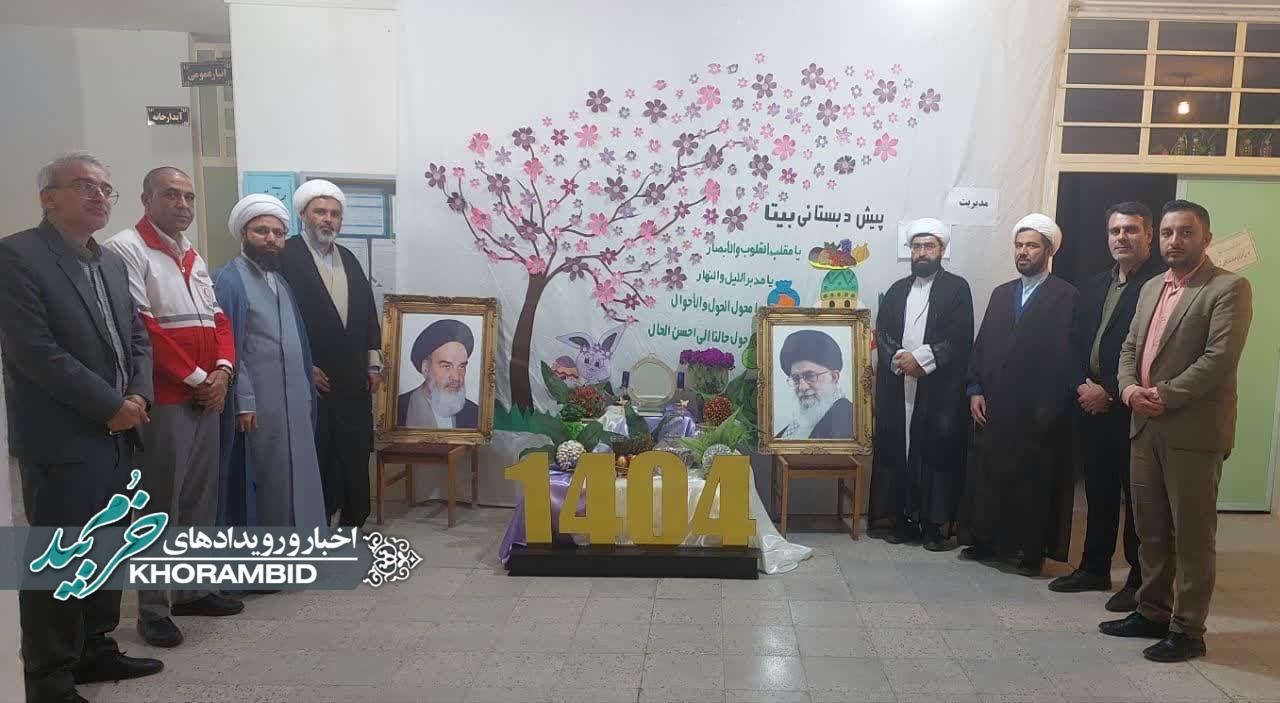 بازدید امام جمعه صفاشهر و مسئولان شهرستان خرم‌بید از ستاد اسکان نوروزی آموزش و پرورش