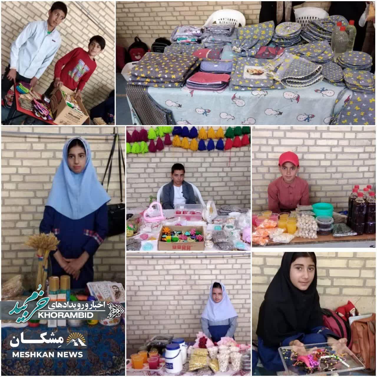 گزارش تصویری | بازارچه فروش دانش آموزان آموزشگاه رازی مِشکان برپا شد