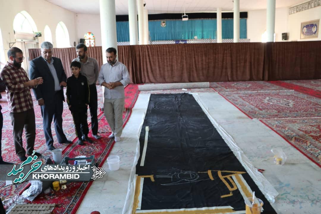 بازدید فرماندار خرم‌بید و فرمانده ناحیه مقاومت بسیج از روند آماده‌سازی سی‌وپنجمین یادواره شهدای ناحیه ۲ صفاشهر