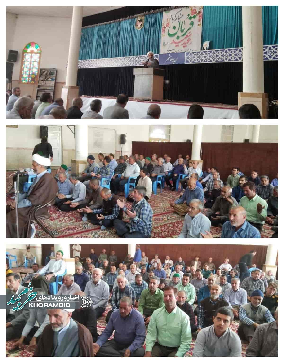 نماز باشکوه عید سعید قربان در مهدیه صفاشهر برگزار شد