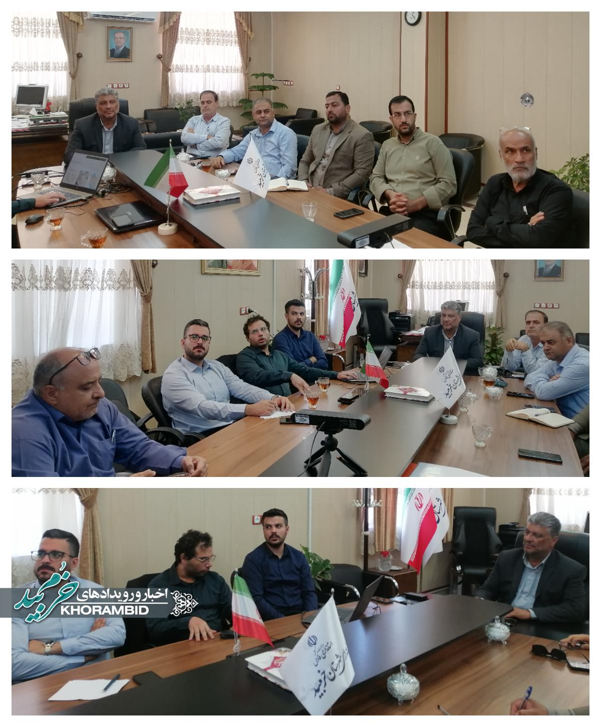 بررسی طرحهای دانشبنیان در حوزه فرآوری ضایعات معدنی با حضور فرماندار خرمبید بررسی طرحهای دانشبنیان در حوزه فرآوری ضایعات معدنی با حضور فرماندار خرمبید