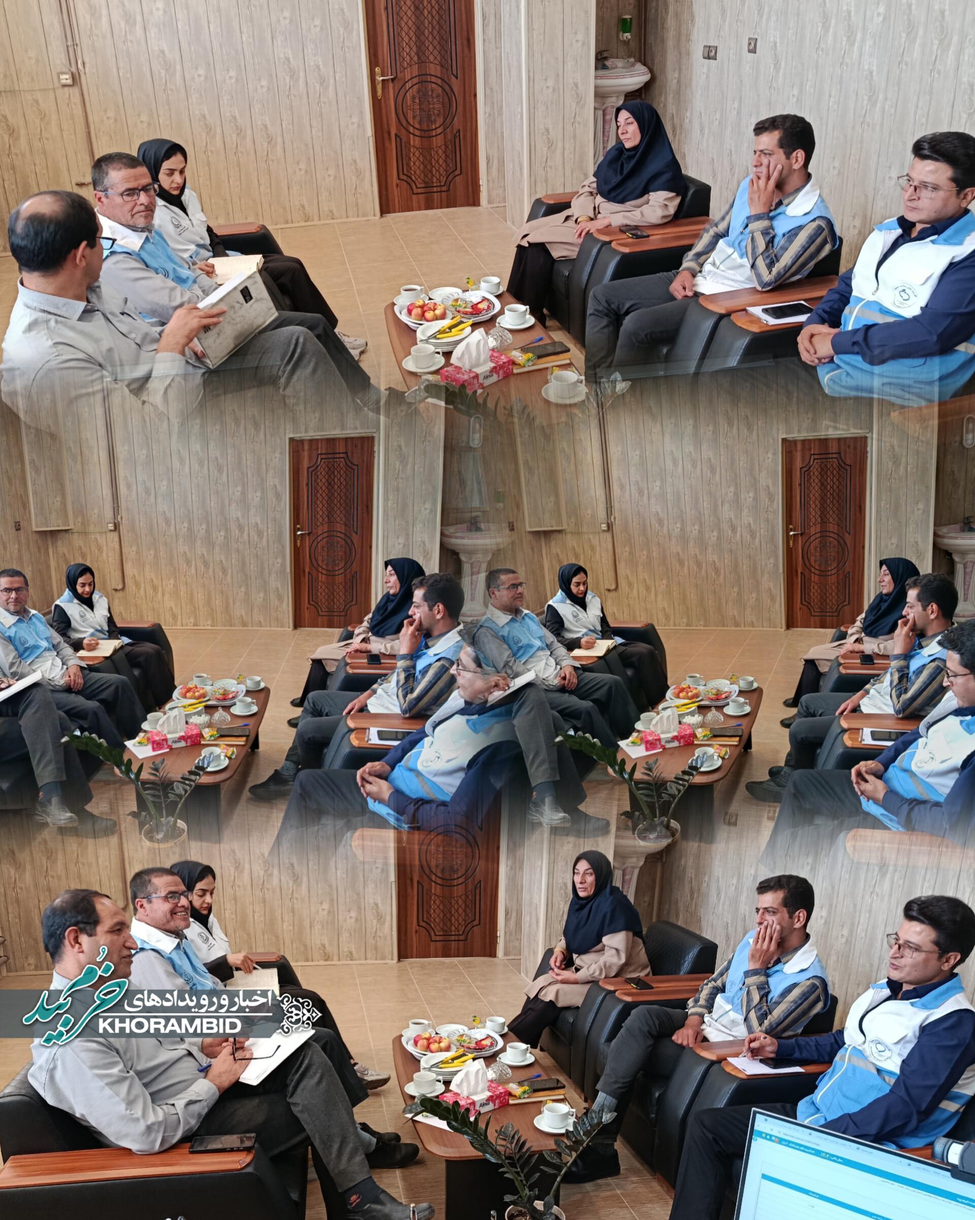 برگزاری جلسه رسیدگی به نواقص بهداشتی مراکز تهیه و توزیع مواد غذایی در خرم‌بید