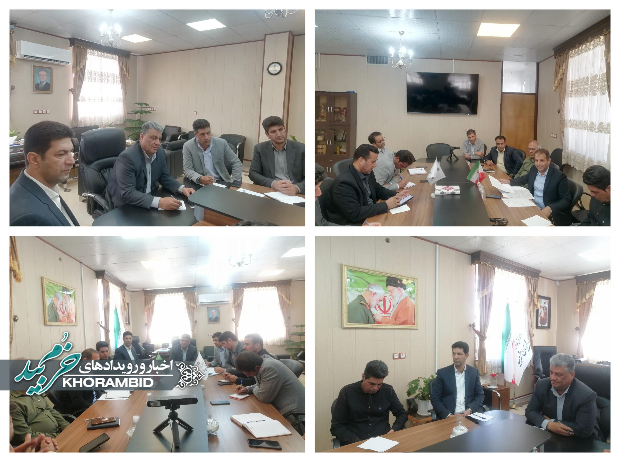 برگزاری جلسه ستاد سوخت شهرستان خرم‌بید به ریاست فرماندار