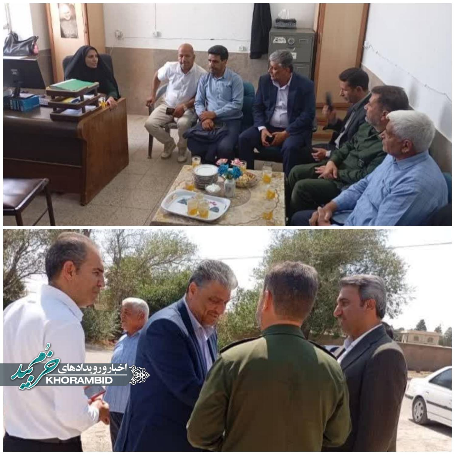 بازدید فرماندار شهرستان از مؤسسه خیریه همای رحمت و مرکز خدمات بهزیستی کد ۴۹۵۸ بخش مشهد مرغاب