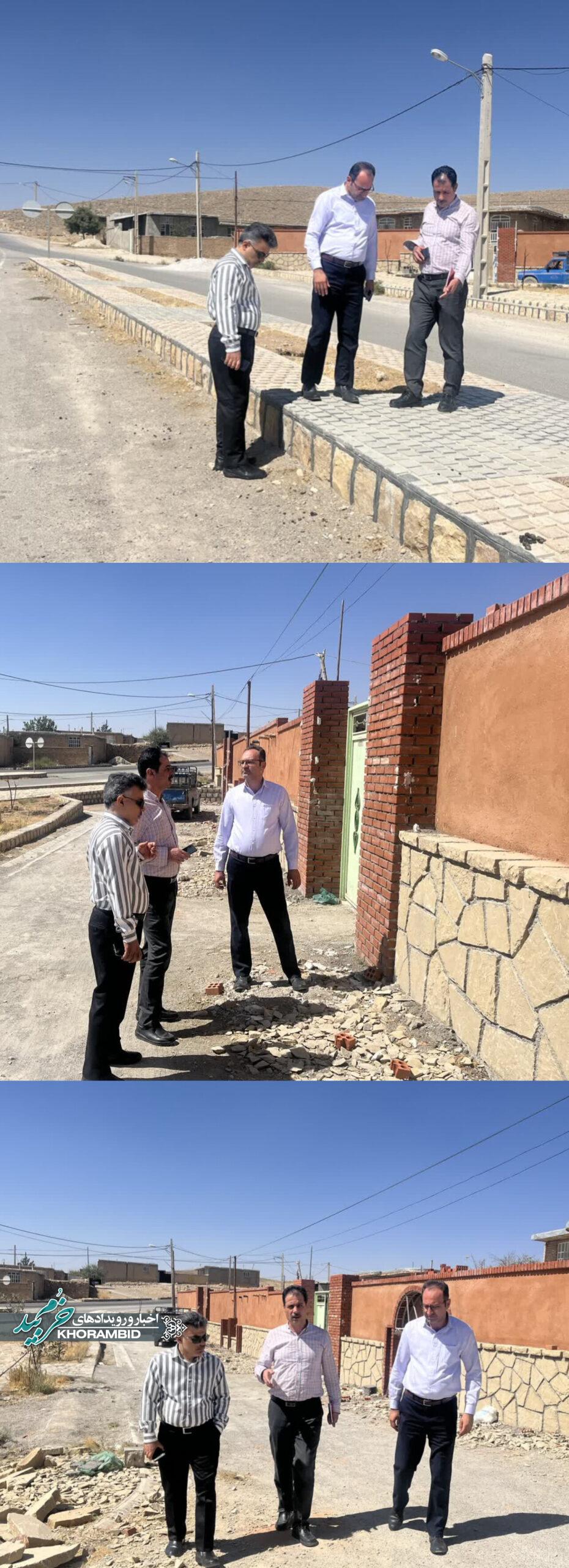 بازدید از پروژه بهسازی روستای هدف گردشگری قصر یعقوب