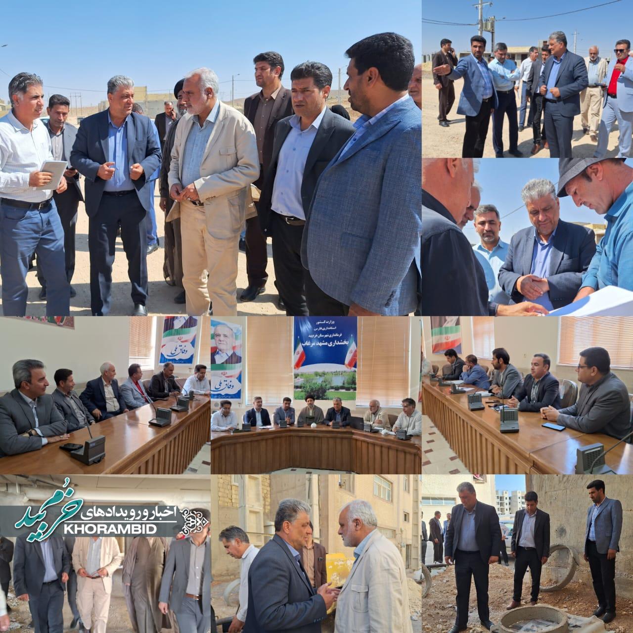 جلسه بررسی و رفع مشکلات شهرک نهضت ملی در مشهدمرغاب برگزار شد