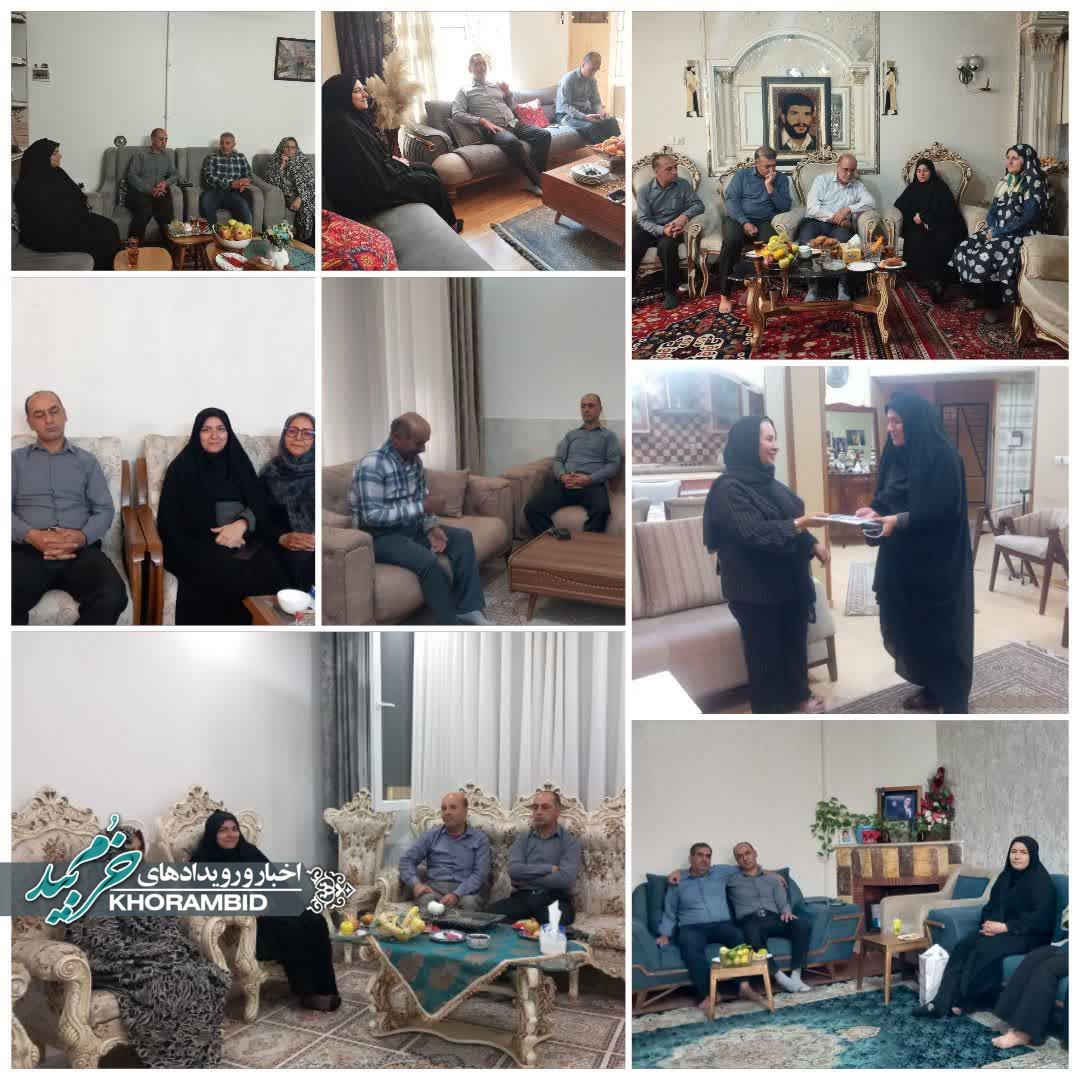 دیدار جانبازان ساکن شیراز