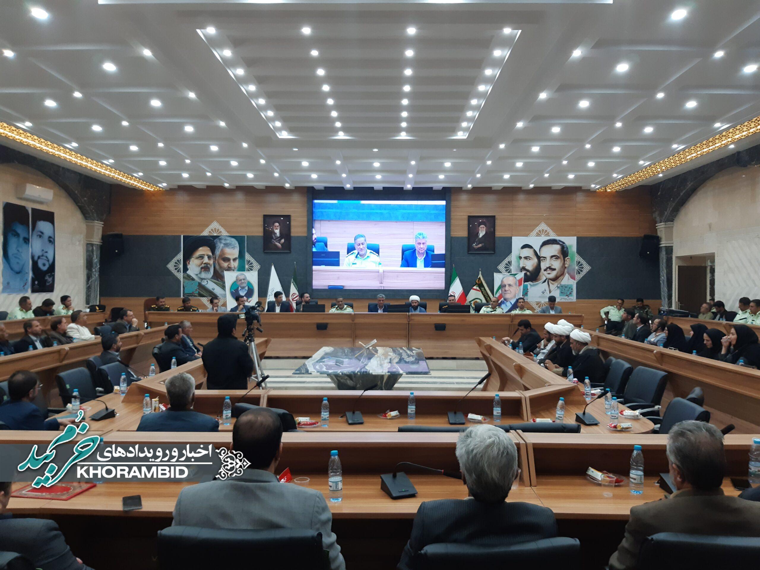 گزارش تصویری | برگزاری جلسه شورای اداری شهرستان خرمبید و مراسم تودیع و معارفه فرمانده نیروی انتظامی شهرستان گزارش تصویری | برگزاری جلسه شورای اداری شهرستان خرمبید و مراسم تودیع و معارفه فرمانده نیروی انتظامی شهرستان