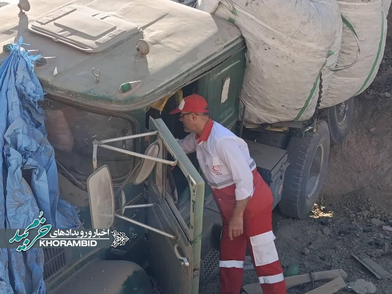 واژگونی تریلر در گردنه کولی کش یک مصدوم برجای گذاشت