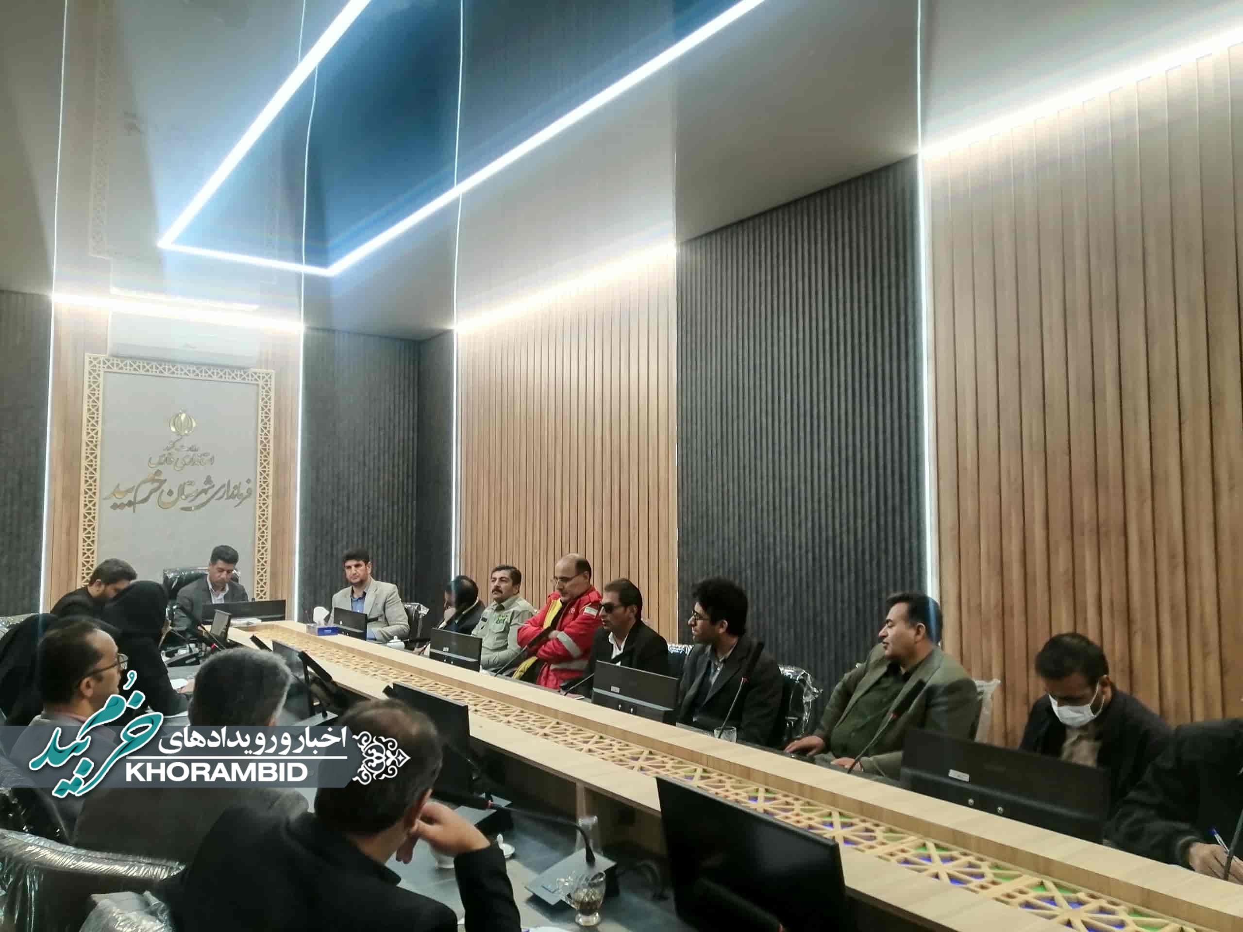 گزارش تصویری | برگزاری جلسه کارگروه پدافند غیرعامل شهرستان خرم‌بید