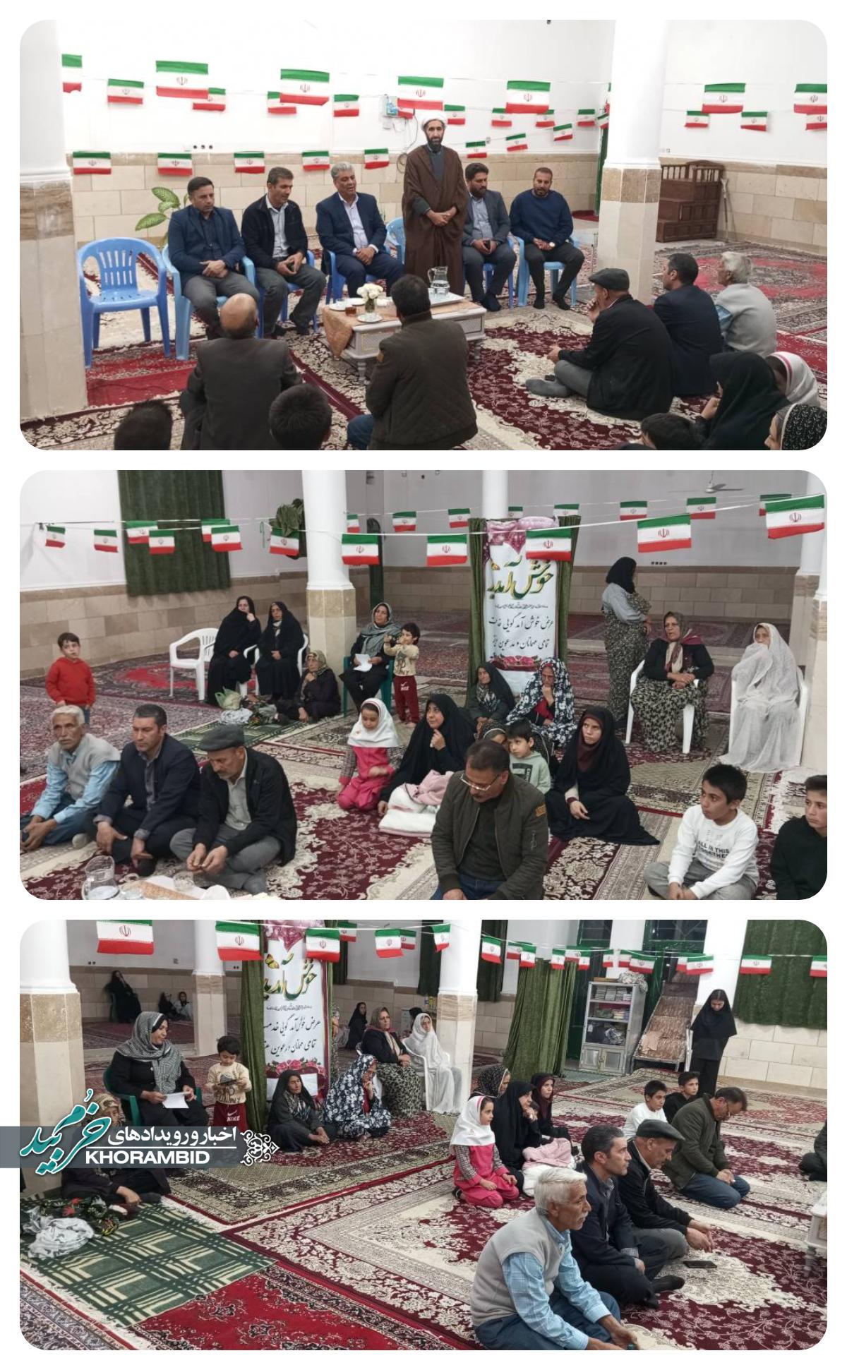 بررسی مشکلات محله شوراب دهبید با حضور فرماندار خرم‌بید