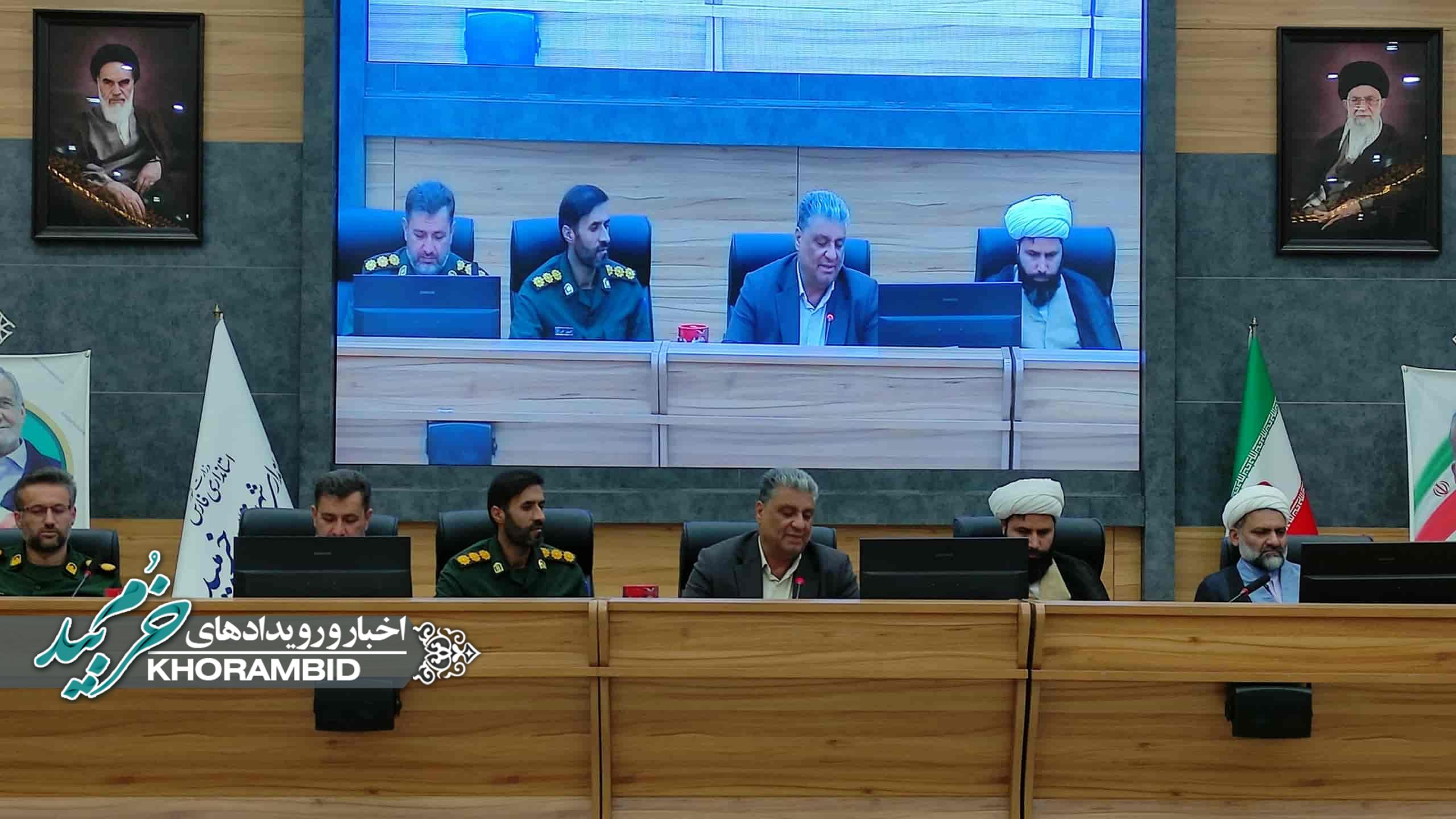 گزارش تصویری | جلسه هماهنگی هفته بسیج و برنامه حضور پیکر مطهر شهید گمنام در خرم‌بید