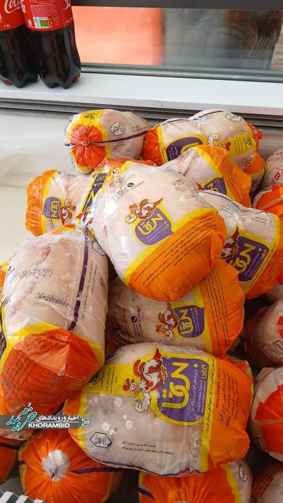 آغاز توزیع مرغ منجمد تنظیم بازار با نرخ مصوب در خرم‌بید