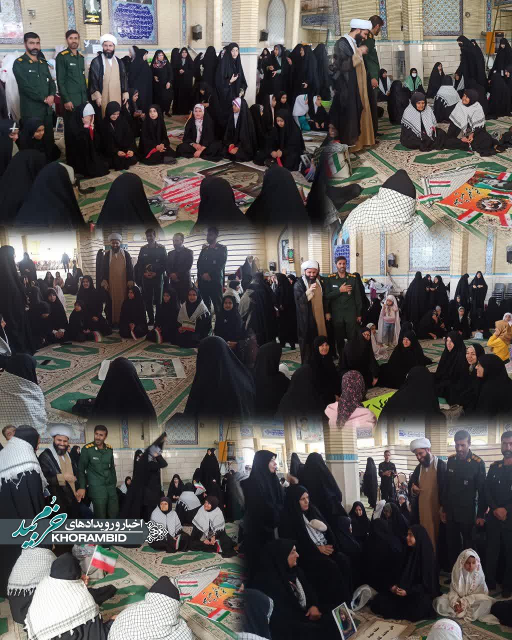 دیدار صمیمانه امام‌جمعه خرم‌بید و فرمانده بسیج با حلقه‌های تربیتی صالحین در هفته بسیج