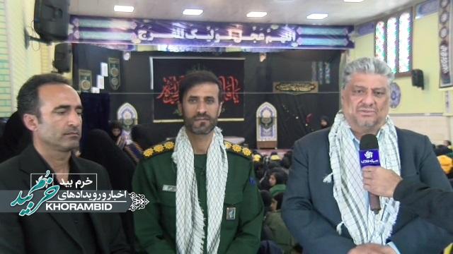 گزارش ویدیویی | برگزاری اولین هیئت دانش‌آموزی شهرستان خرم‌بید همزمان با ایام فاطمیه و هفته بسیج
