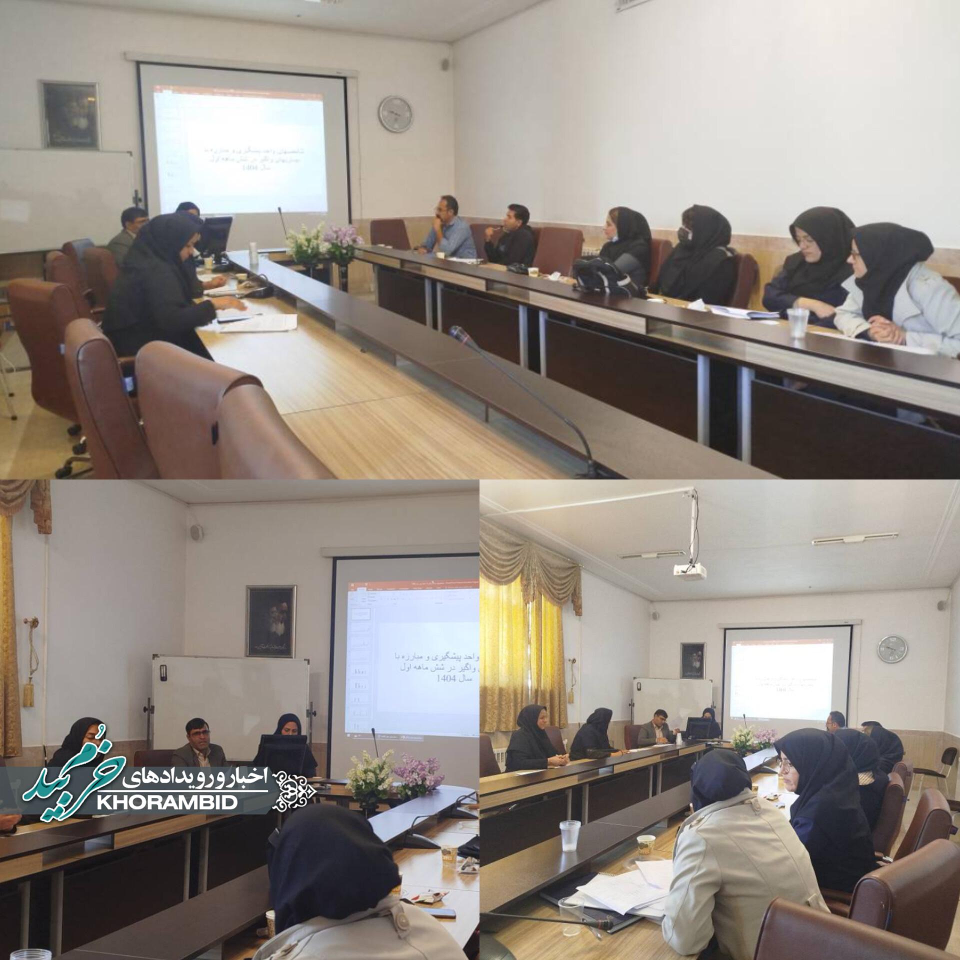 برگزاری جلسه تجزیه و تحلیل شاخص‌های بهداشتی شش‌ماهه اول سال ۱۴۰۴ در صفاشهر