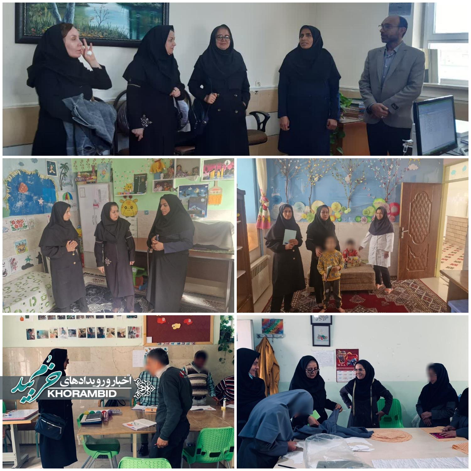 بازدید کارشناسان معاونت توانبخشی از شهرستان