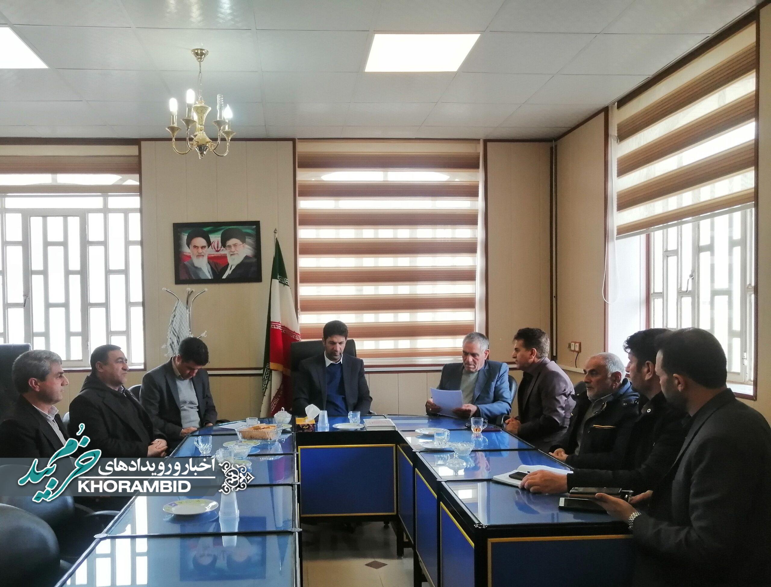 تأکید بر برگزاری انتخاباتی سالم و بهدور از حاشیه در نخستین نشست انتخاباتی شهرستان خرمبید تأکید بر برگزاری انتخاباتی سالم و بهدور از حاشیه در نخستین نشست انتخاباتی شهرستان خرمبید