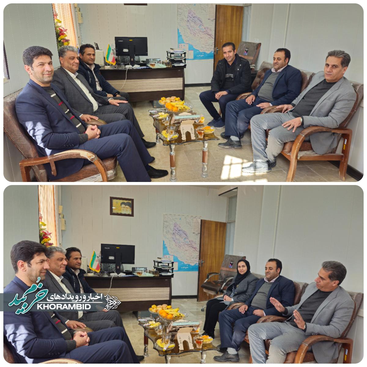 دیدار فرماندار شهرستان خرم‌بید با رئیس و کارکنان اداره ثبت احوال به مناسبت هفته و روز ثبت احوال