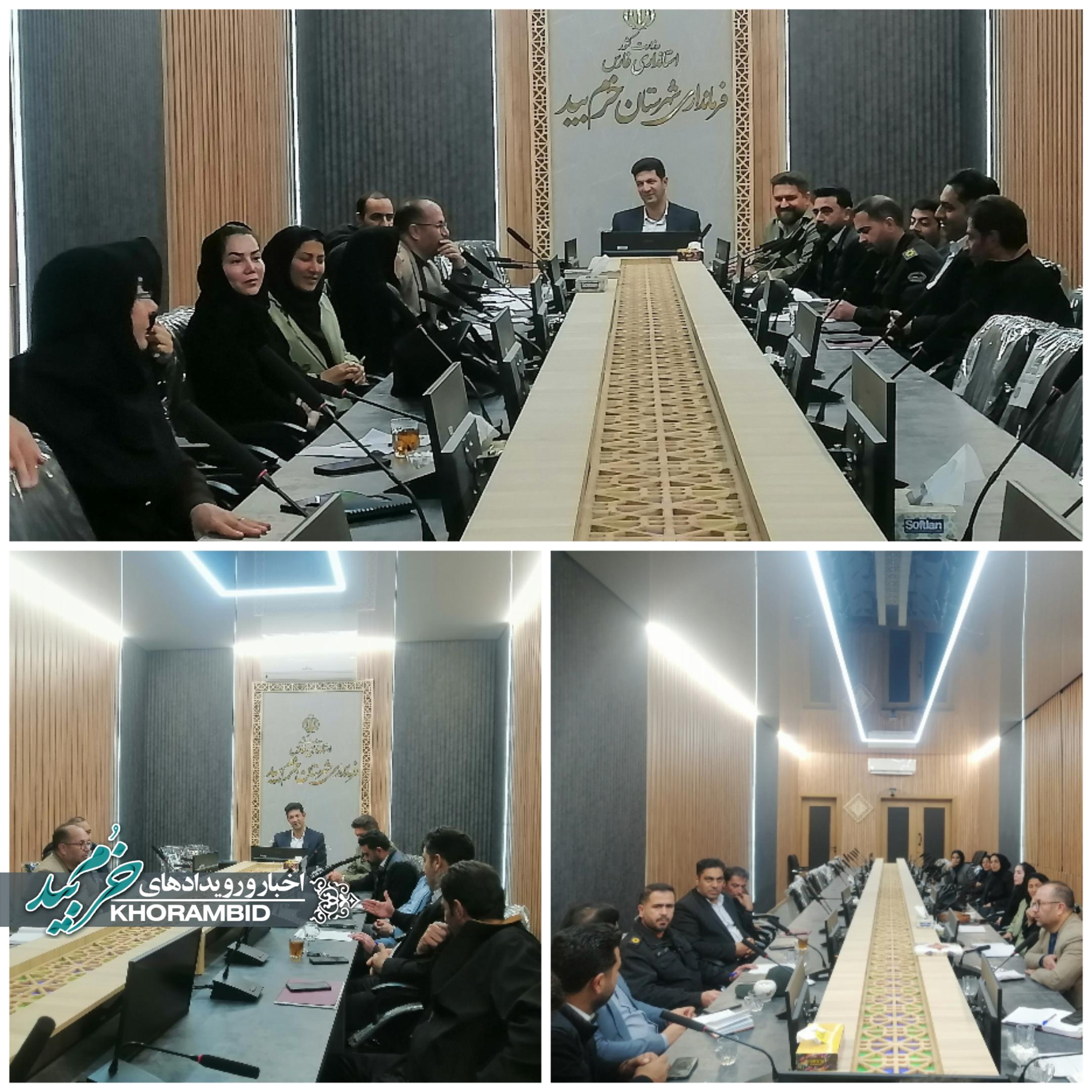 بررسی راهکارهای مقابله با مواد مخدر و تأکید بر به‌کارگیری روش‌های نوین درمانی در جلسه شورای هماهنگی خرم‌بید