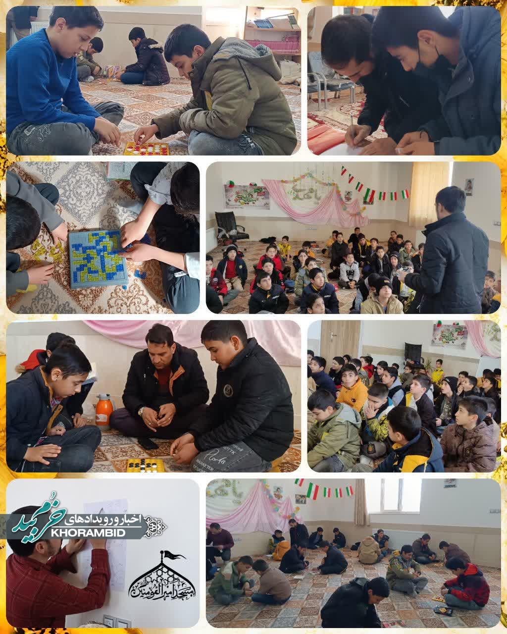 به روایت تصویر: برگزاری مسابقات فکری و سرگرمی به مناسبت دهه مبارک فجر