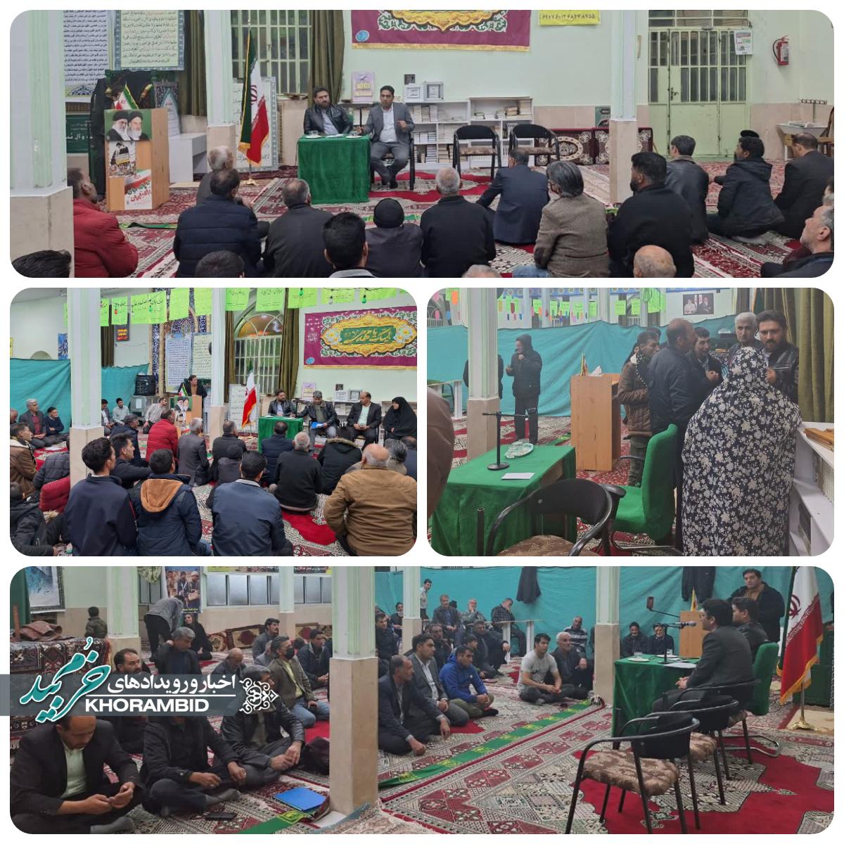 برگزاری میز ارتباط مردمی و نشست پرسش و پاسخ بخشدار با مردم روستای قشلاق