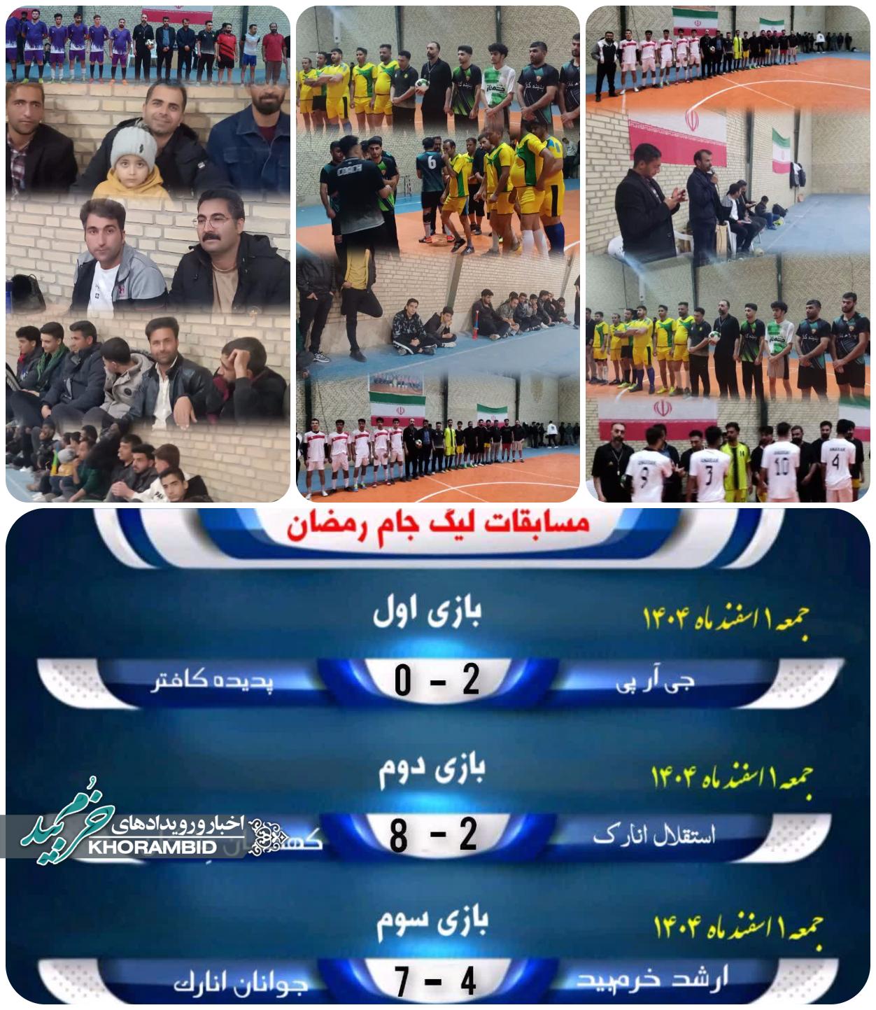 نتایج شب نخست جام رمضان مِشکان