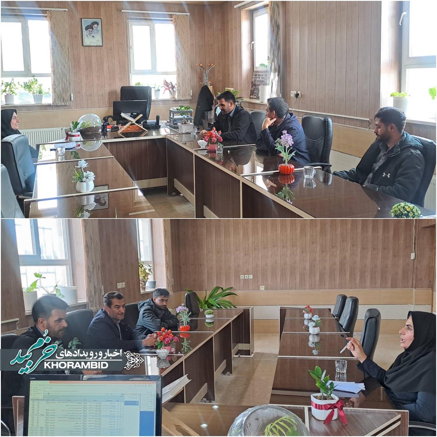 دیدار همکاران بسیج ادارات با رئیس بهزیستی