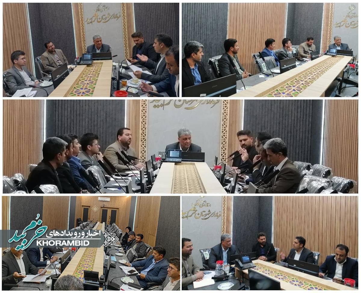 دومین جلسه شورای کشاورزی خرم بید برگزار شد