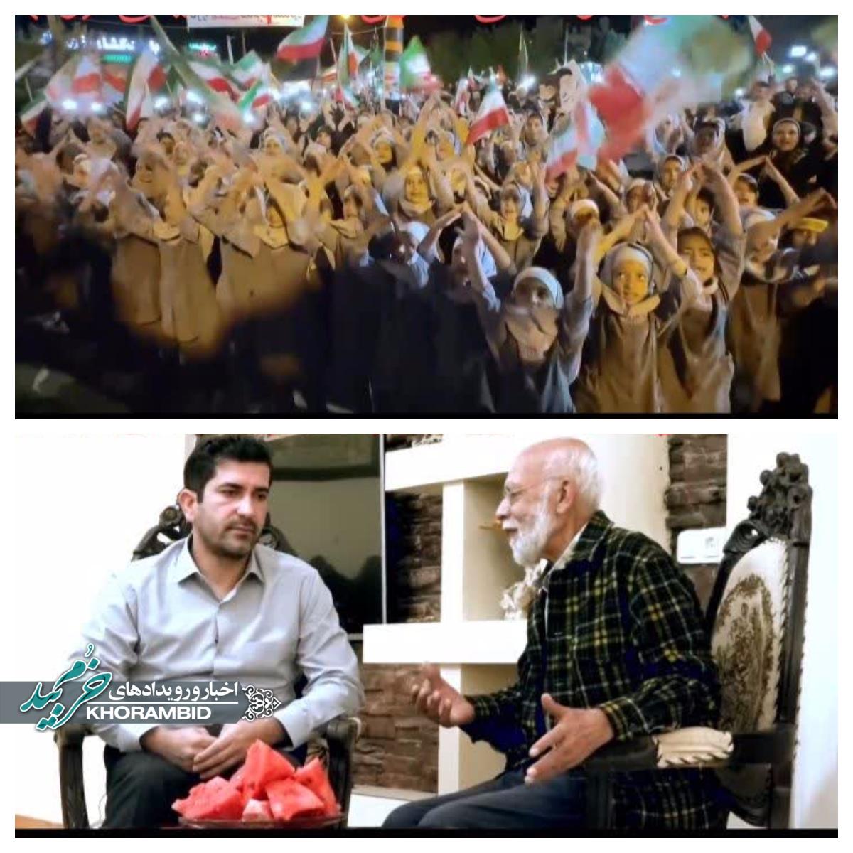 مراسم باشکوه تجمعات مردمی و هنرمندان در قادرآباد با حضور بازیگر سینما برگزار شد