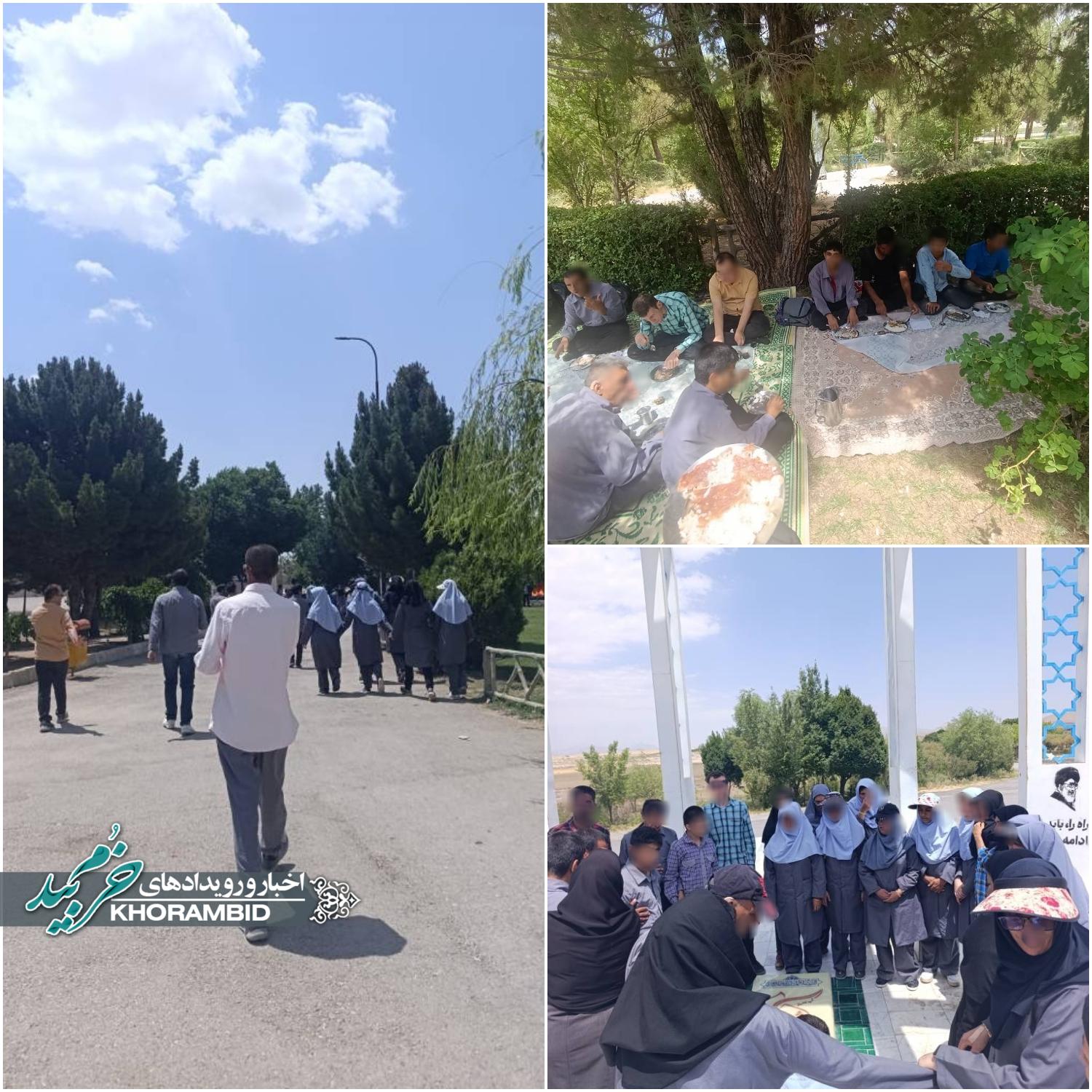اردوی تفریحی یک‌روزه توانخواهان مرکز حرفه‌آموزی فرشتگان در پارک سعدی صفاشهر