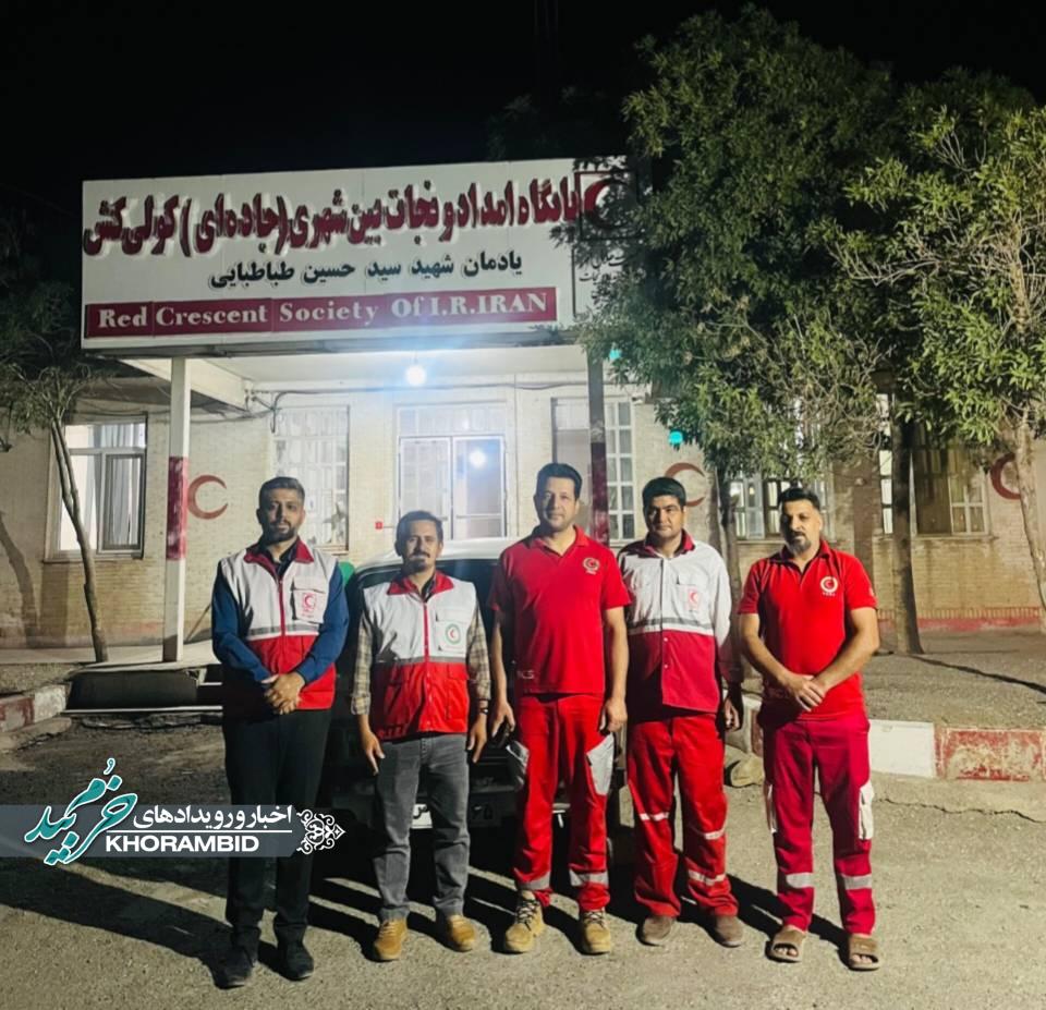 بازدید نظارتی بازرسان معاونت امداد و نجات استان از پایگاه امداد و نجات جاده‌ای کولی‌کش شهرستان خرم‌بید
