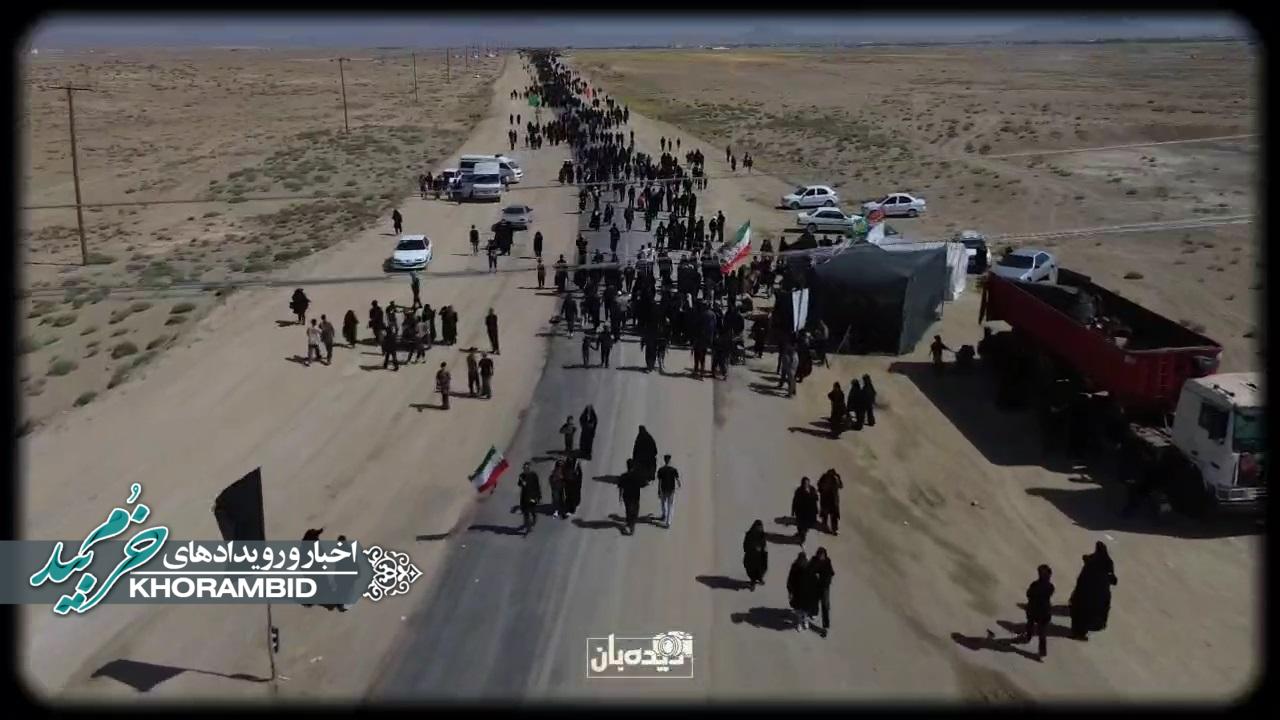 گزارش ویدیویی | گزارش شماره دو رسانه دیده بان از پیاده روی دلدادگان اربعین حسینی صفاشهر