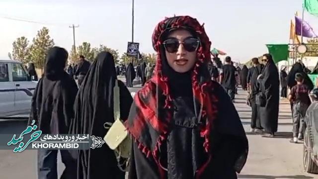 گزارش ویدیویی | اینجا صفاشهر، پیاده‌روی اربعین