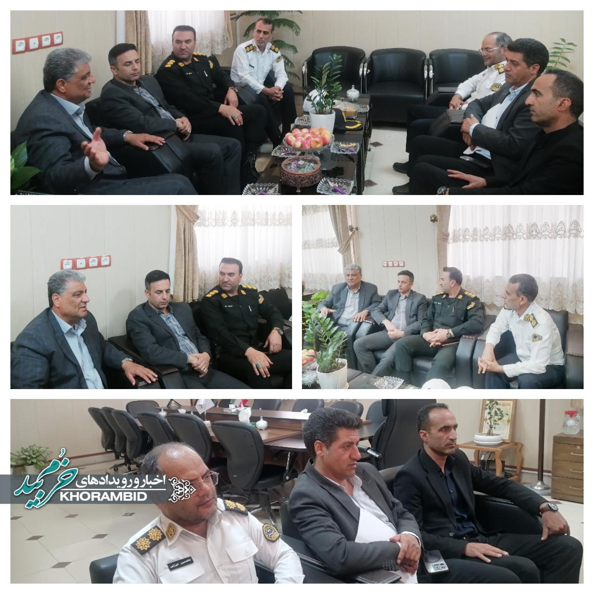 جلسه کاهش تصادفات جاده‌ای در دفتر فرماندار خرم بید برگزار شد / تأکید بر همکاری دستگاه‌ها و اجرای راهکارهای پیشگیرانه