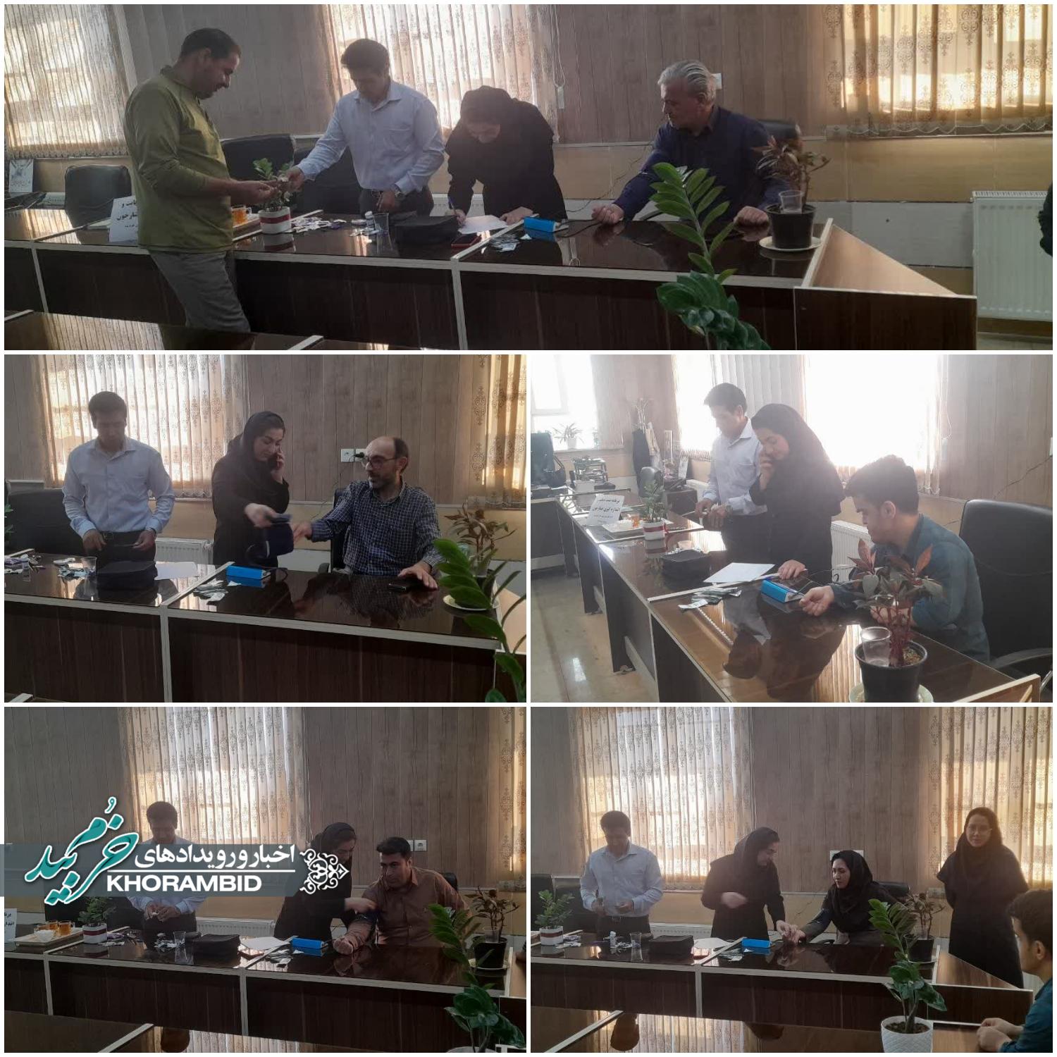 برگزاری برنامه غربالگری سلامت کارکنان اداره بهزیستی