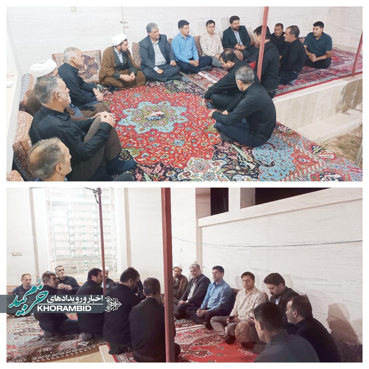 دیدار فرماندار خرم بید با خانواده مرحوم عرفان کریمی / تجلیل از ایثارگری که با اهدای ۴۰ عضو، به ۴۰ بیمار زندگی دوباره بخشید