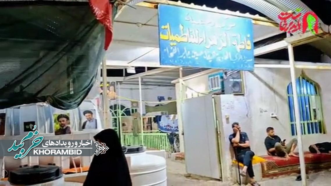 گزارش ویدیویی | موکب حضرت فاطمه الزهرا (سلام الله علیها) ناحیه دو مسیر نجف – کربلا/ عمود ۱۴۸ / طریق مشایه